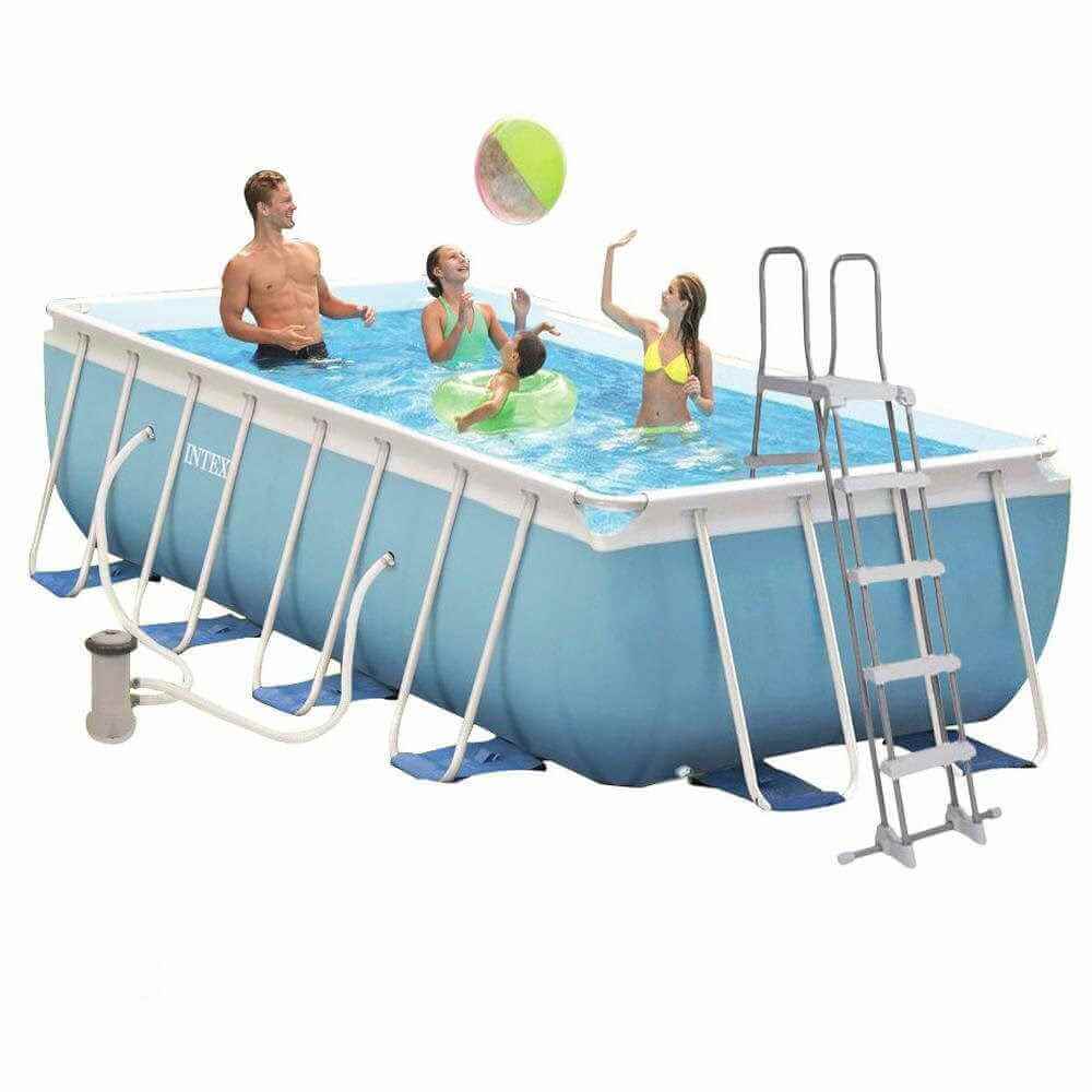 Intex 26788 Prism Frame Rectangular Pool 400x200x100 Complete